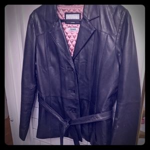 Wilson's short leather jacket.